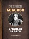 Cover image for Literary Lapses